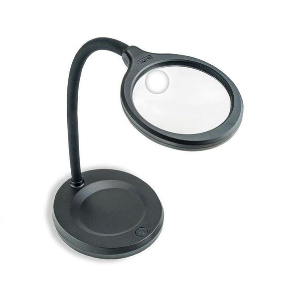 Marson Carson LM-30 DeskBrite300 COB LED Lighted 2X Aspheric Magnifier & Desk Lamp with 5X Spot Lens LM-30